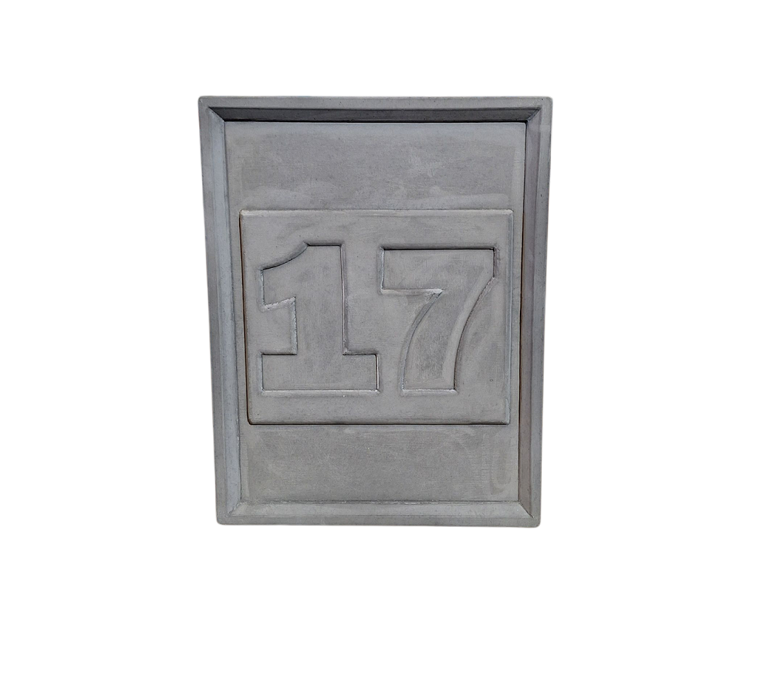 Huisnummer paneel 365 x 470 mm